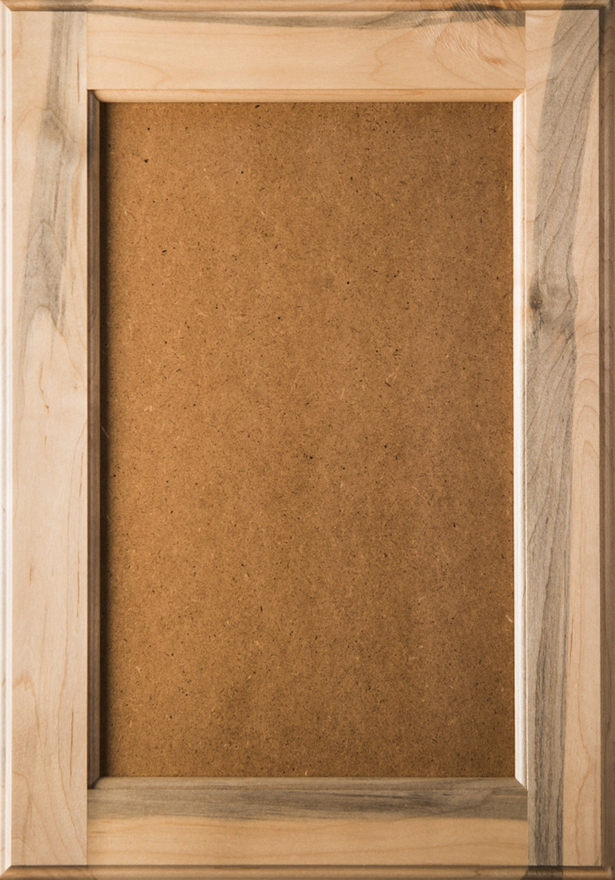 Unfinished Shaker Style Maple Cabinet Door With Mdf Panel