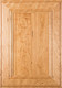 "Linville" Cherry FLAT Panel Cabinet Door Image