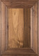"Linville" Walnut FLAT Panel Cabinet Door Image