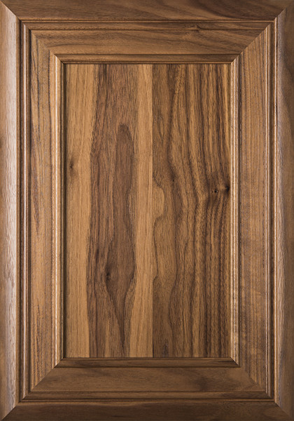 "Arden" Walnut FLAT Panel Cabinet Door