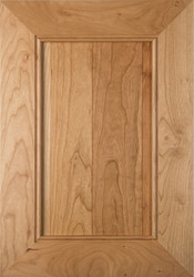 "Lenoir" Unfinished Flat Panel 2.78 Cabinet Door in Stained Grade Maple
