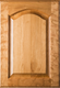 Cathedral Arch Raised Panel Cherry Cabinet Door  with Clear Finish