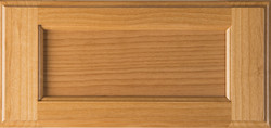 Superior Alder Drawer Front with Flat Panel  with Clear Finish