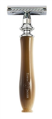  Edwin Jagger Chatsworth Faux-Horn Handle Double Edge Safety Razor