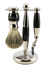 Edwin Jagger Luxury Ebony Shaving Set Mach 3