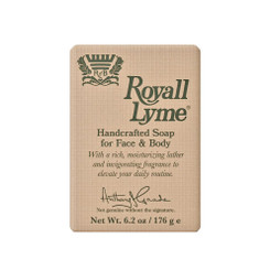 Royall Lyme Handcrafted Soap is citrus-forward bar.