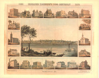 1839 Lithograph of Washington