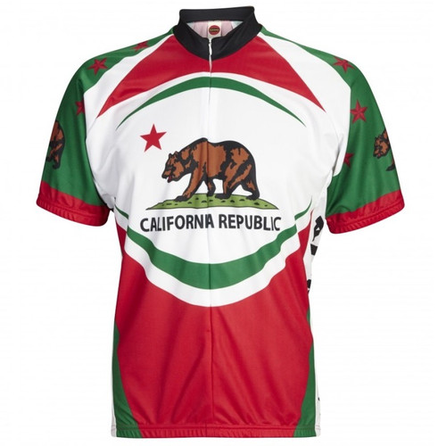 California Flag Bike Jersey - Front