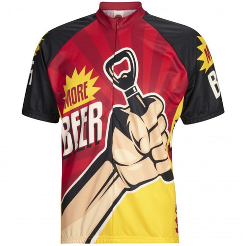 More Beer Superhero Bike Jersey - Front