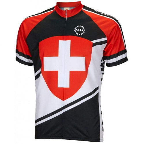 Switzerland Bike Jersey - Front