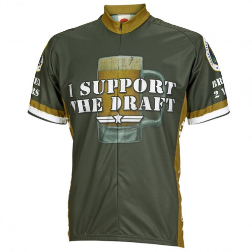 I Support The Draft Cycling Jersey - Front
