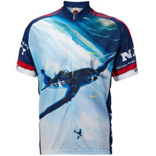 Navy Corsair Bike Jersey - Front