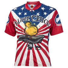 American Chick Womens Bike Jersey - Front