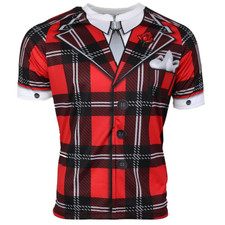Don Cherry Plaid Bike Jersey - Front
