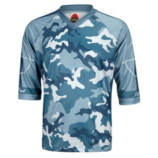 Outlaw Blue Camo MTB Jersey - Front