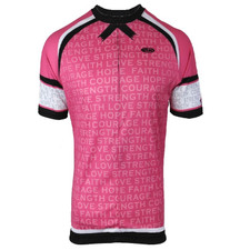 Pink Ribbon Womens Bike Jersey - Front