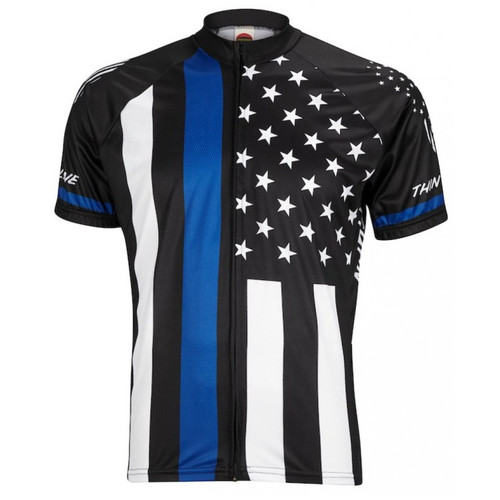 Thin Blue Line Bike Jersey - Front