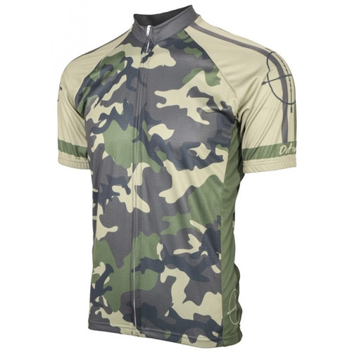 Outlaw Green Camo Bike Jersey - Main