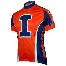 University of Illinois Bike Jersey - Front
