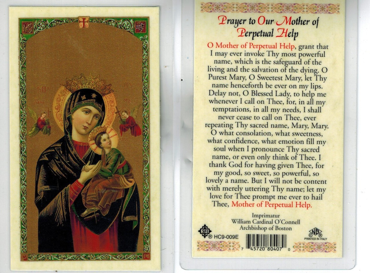Our Lady Of Perpetual Help Prayer | Examples and Forms