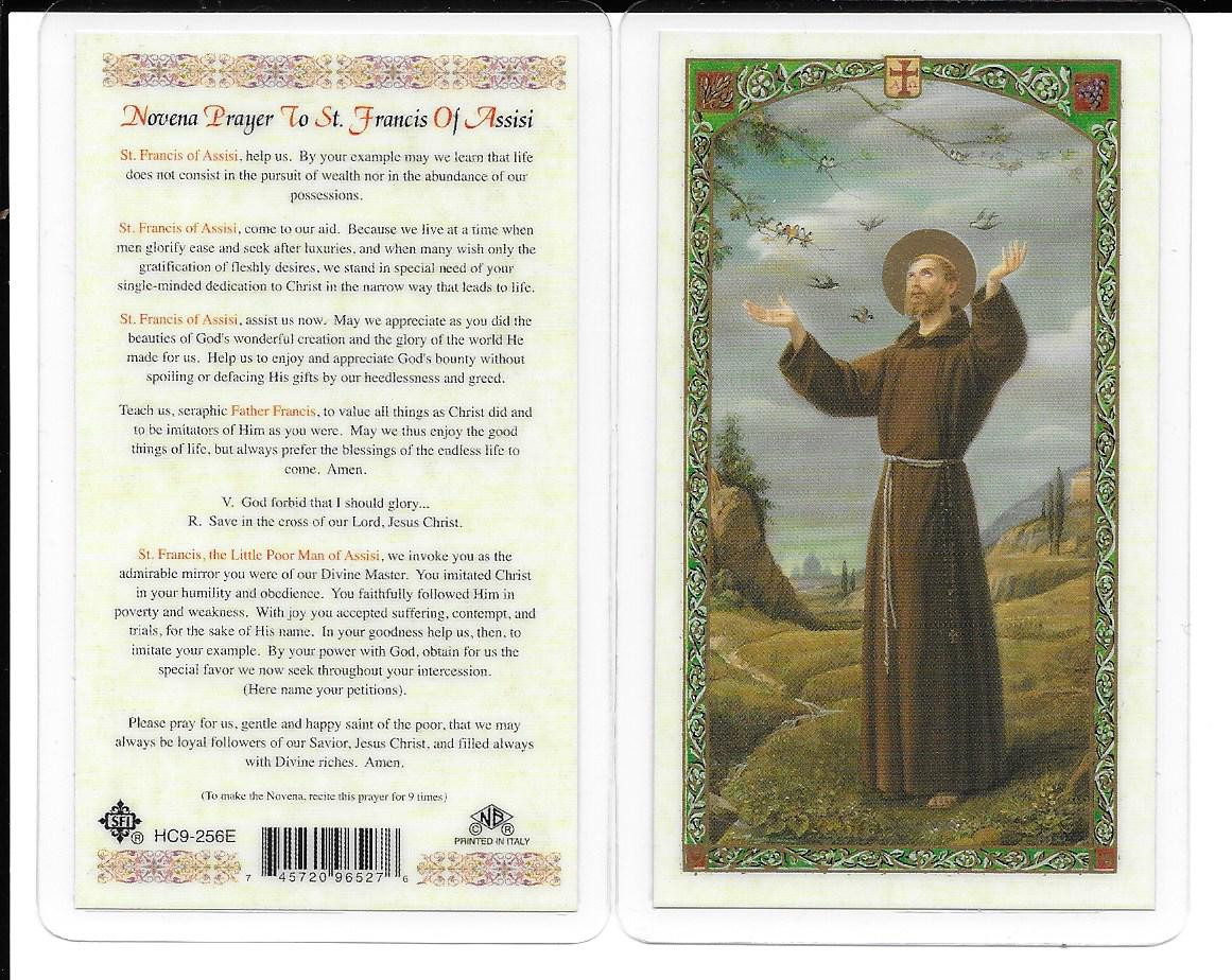 Prayer To St Francis