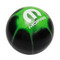Mopar Logo Black Go Green Splash Shift Knob