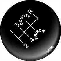 County Prison Black 6 Speed Shift Knob Image Metal Sign - Small