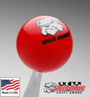 Red Shift Knob w/ Speed Dawg Logo