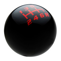 Black / Red Competition Shift Pattern Shift Knob