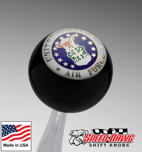 Red Chief Master Sergeant of The Air Force American Shifter 106417 Black Shift Knob with M16 x 1.5 Insert 