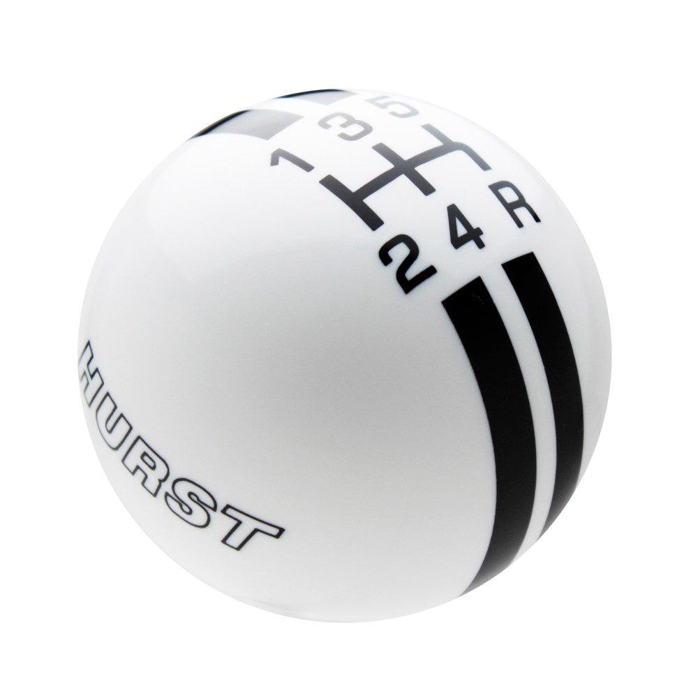 Speed Dawg SK502NL-RBK-5RDR White with Black Rally Stripe Shift Knob with 5-Speed Shift Pattern Speed Dawg SK502NL-RBK-5RDR White with Black Rally Stripe Shift Knob with 5-Speed Shift Pattern