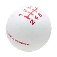 White knob with Red graphics