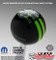 Challenger Rally Stripe Shift Knob Black with Go Green graphics