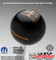 Black Wrangler Logo Shift Knob with Grabber Orange graphics