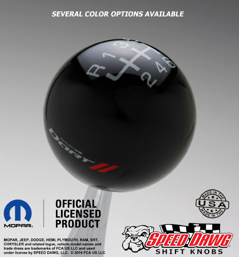Dodge Dart Logo Shift Knob with Pattern