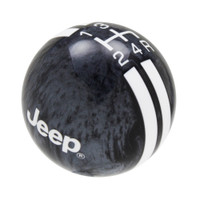 Black Pearl knob with White graphics