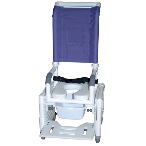 Adjustable Shower Commode Chair Ideal For Pediatric Or Small Adult