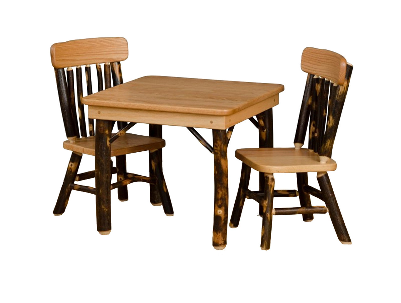 rustic kids table and chairs