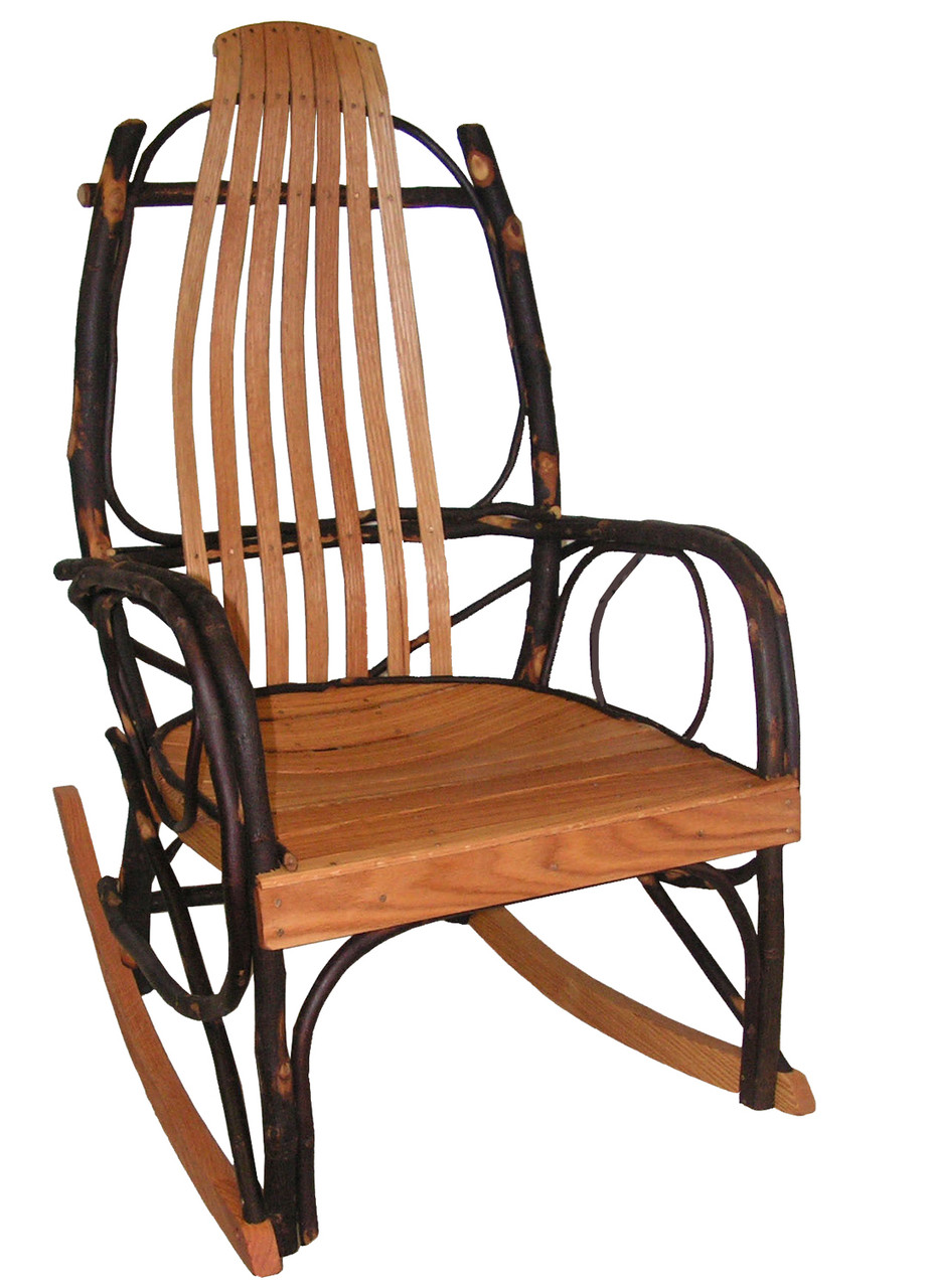 Amish Hickory Oak Rocking Chair