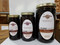 From left to right- 8 oz. Jar, 1lb Jar and 2 lb. Jar of Buckwheat Honey.