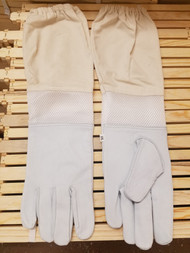 Goatskin Gloves with Organic Cotton & Mesh
