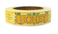 Roll of 100 Modern Labels, for Ross Round Comb Honey