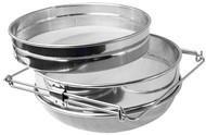 Double Sieve, Stainless Steel Strainer