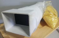 Dry Pollen Feeder shown with pollen substitute. Pollen substitute sold separately.