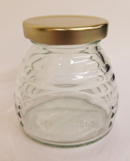 Glass Skep Jars, 12 oz Honey Weight, 12 pack, Lids not included