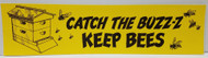 Catch the Buzz Bumper Sticker, Yellow