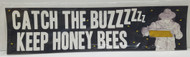 Catch the Buzz Bumper Sticker, Black