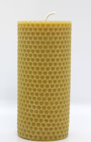 Pure 100% Beeswax Honeycomb Pillar Candle