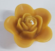 Pure Beeswax Floating Rose Candles, Set of 3, 100% beeswax