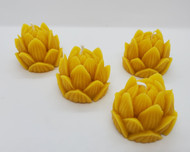 Pure Beeswax Lotus Flower Candle, Water Lily Candle
